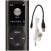 Resim Mp3 Çalar Şık Çok Fonksiyonlu Kayıpsız Ses İnce 1,8 İnç Lcd Ekran Taşınabilir Mp3 Müzik Çalar Dahili Pil İle Birlikte Gönderilir - M Siyah 
