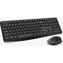 Resim Hp 7YA13PA CS10 USB Kablosuz Klavye + Mouse Set Siyah Türkçe Q 