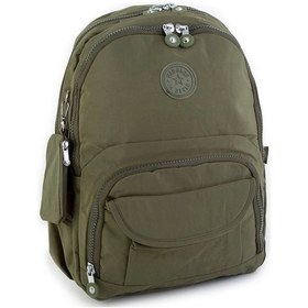 Resim Nas Bag Kadın Sırt Çantası Zararlı Kimyasal İçermez Waterproof Koyu Yeşil 