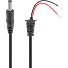 Resim Fully Notebook Adaptörü Jacklı Dc Kablo 1.5 Metre Siyah 4.0*1.35 mm 