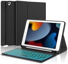Resim Qpen iPad 10.2 (7.nesil) ile Uyumlu İnter Klavyeli Tablet Kılıfı 