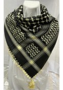 Resim Arwoan Puşi Boyunluk Şal - Sarı-siyah Sarı-siyah Sarı - Siyah 