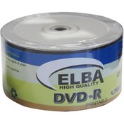 Resim Elba Dvd-R 4,7GB-120MIN 50li 16X Printable Dvd-R Shrink 