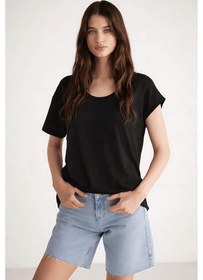 Resim Fashion Friends Simli Bluz Siyah Kadın Bluz 26y0202k1 