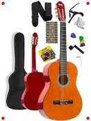 Resim Genel Markalar Klasik Gitar Seti (4/4): Ayarlanabilir Saplı & Doğal 