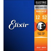 Resim Elixir 12152 Nanoweb Heavy Elektro Gitar Teli (12-52) 