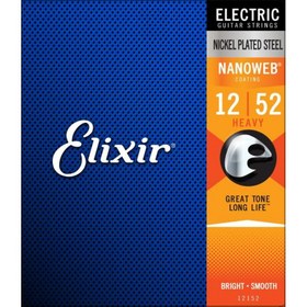 Resim Elixir 12152 Nanoweb Heavy Elektro Gitar Teli (12-52) 