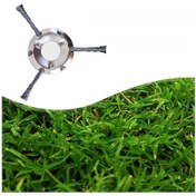 Resim Dianziye Çelik Tellerle Evrensel Bahçe Çıkarıcı, 6 Bıçaklı 9 İnç Kesici, Çim Ve Yabani Bitki Temizliği, Hafif Ve Dayanıklı Tasarım 