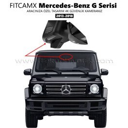 Resim FitCamX - Mercedes-Benz G Serisi Modele Özel 4K Araç Kamerası (2013-2018) 