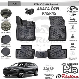 Resim Skoda Kodiaq / 2016 Sonrası / Siyah / Rizline Paspas 