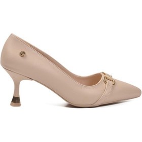 Resim Pierre Cardin Pc-55015 Z Krem Kadın Abiye Ayakkabı Krem 