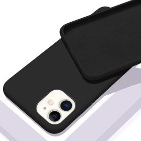Resim Apple iPhone 11 Kılıf Lansman Silikon Kılıf Siyah 