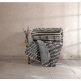 Resim Cotton Box Velvet Çift Kişilik Yorgan Timbre Antrasit 195x215 Cm Antrasit 