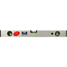 Resim Mıknatıslı Su Terazisi 500 Mm Alüminyum Gövde 3 Ölçüm Penceresi Hs-0161 