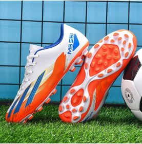 Resim Tf Kırık Tırnak Yetişkin Çim Antrenman Spor Ayakkabısı Turuncu 