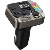 Resim Boatshop1 Kablosuz Carplay Adaptoru C68 Fm Yayimcisi Stereo Pd30w Hizli Sarj Usb Rgb Aydinlatma Metal Kaplama 12 24v Ac Girisi 