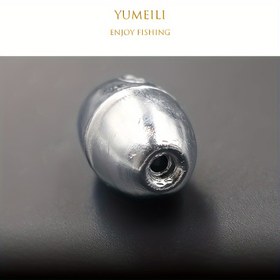 Resim 20 adet YUMEILI Zeytin Şekli Boş Dibe Ağırlıkları 2g-8g, Demir Alaşım Balıkçılık Kurşunu, Deniz Balıkçılığı, Patlama Kancası Kurulumu, Balıkçılık Aksesuarları, Gri, Magnezyum Çubuk/Çakmak Dahil Değil 