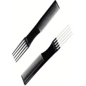 Resim Mena Rise Powertec 10'lu Profesyonel Kuaför Tarağı - Berber Tarağı Çantalı Set 