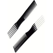 Resim Mena Rise Powertec 10'lu Profesyonel Kuaför Tarağı - Berber Tarağı Çantalı Set 