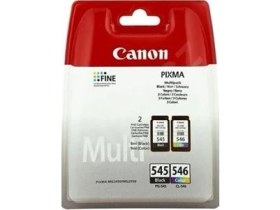 Resim Canon PG-545BK + CL-546 Renkli Kartuş 2'li Paket Orijinal Standart Kapasite Uyumlu Yazıcılar 
