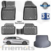 Resim Ceed Stw 3D Havuzlu Paspas+Bagaj Havuzu 2018 Sonrası N11.182 