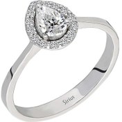 Resim Sirius G Renk Toplam 0,68 Karat Pırlanta Damla Kesim 0841R0009 