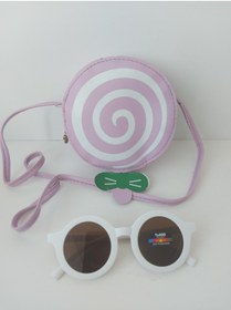 Resim pempem bandana Kız bebek / cocuk çanta gözlük takimi 