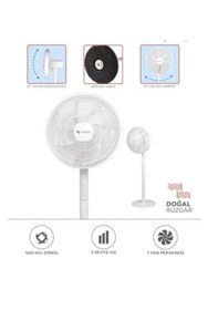 Resim Torima SF-01 Ayaklı 14'' 45 W 3 Kademeli 7 Pervaneli Vantilatör 