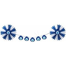 Resim Nazar Boncuklu Yelpaze Süs Seti 