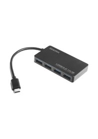 Resim Dark Connect Master Dk-Ac-USB31X4 4Port USB3.1-Type-C Siyah USB Ç 