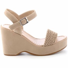 Resim Bambi Vizon Kadın Dolgu Topuklu Ayakkabı K05688950209 