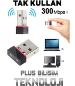 Resim Plus Bilişim Platoon Pl-9331 300 Mbps Usb 2.0 Antensiz Wireless Adaptör, Alıcı Tak Kullan Wifi Alıcı Usb 