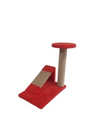 Resim FeyzaDesign Yüksekliği Ayarlanabilir Kedi Tırmalama Platformu ve Rampası 