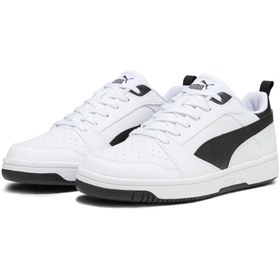 Resim Puma Rebound v6 Low 392328 02 Beyaz- Siyah Günlük Spor Ayakkabı 