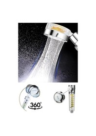 Resim Su Tasarruflu Duş Başlığı - Yüksek Basınçlı Turbo Jet Duş Başlığ Krom 