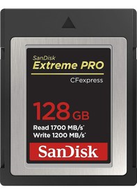 Resim Sandisk Extreme Pro Cfexpress Hafıza Kartı Tip B 128 Gb 1.700 Mb 