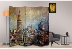 Resim Manzara Temalı Özel Tasarım Paravan Room Divider PRV1012, 180 x 180 