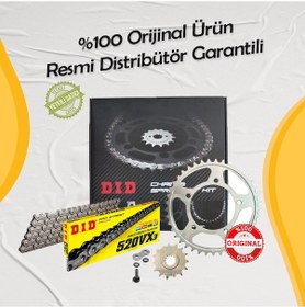 Resim Dıd Kawasaki Z750s Dişli Seti 2004-2012 X-ringli Zincir Çelik Renk 