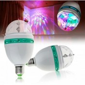 Resim Disco Ampül Led Işıklı Döner Başlıklı Duy Hediyeli 