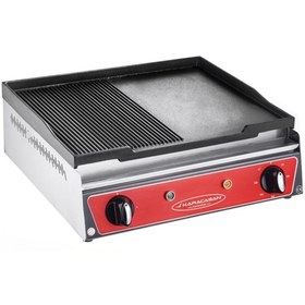 Resim karacasan Endüstriyel 50 Lik 2500 W Elektrikli 50 Cm Döküm Izgara 