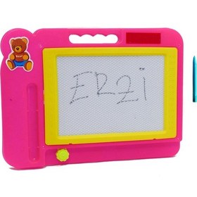 Resim Oyuncak Yazı tahtası Manyetik Yazı Tahtası Erzi Pembe 