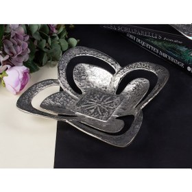 Resim Festıve Kare Meyvelık Sılver 28x28x6 Cm 