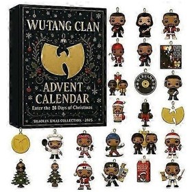 Resim Amerikan Futbolu Takımı 50. Yıl Dönümü Kör Kutu Akrilik Noel Ağacı Süsleme Kolye 26 18 3cm Wu-tang Advent Takvimi 