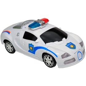 Resim Sole Transformers-robota Dönüşen Işıklı, Sesli, Sensörlü Polis Arabası 