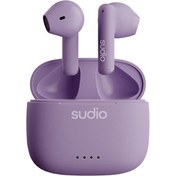 Resim A1 IPX4 Suya Dayanıklı 30 Saat Kullanım TWS Muted Purple Bluetooth Kulak İçi Kulaklık Sudio