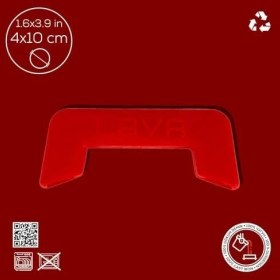 Resim Storemax Lava Döküm Silikon Sap, Kırmızı 