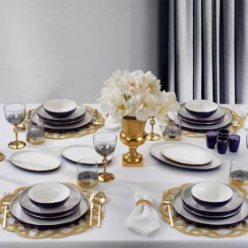 Resim SCHAFER ADEL NAVY BLUE 56 PARÇA YEMEK TAKIMI 