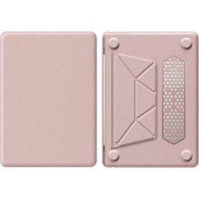 Resim Newface Apple Uyumlu MacBook Pro 14 2021 MacBook Deri Kapak - Pembe 
