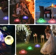 Resim Willowhaven 1 Adet Solar Led Yüzen Havuz Lambası, Sıcak Işık Sürekli Açık, Koi Havuzu Ve Bahçe Aydınlatması 