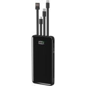 Resim Intouch 10.000 mAh Quick 22,5W Pd Qc 3.0 Dijital Göstergeli Dahili Çoklu Kablolu Powerbank 